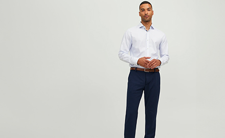 Blauwe pantalon
