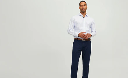 Blauwe pantalon