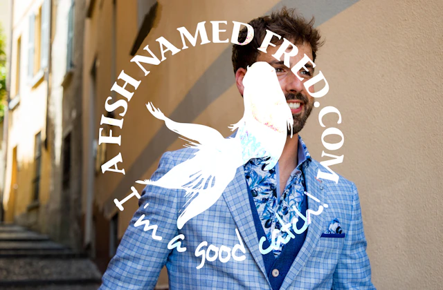 logo A fish Named Fred