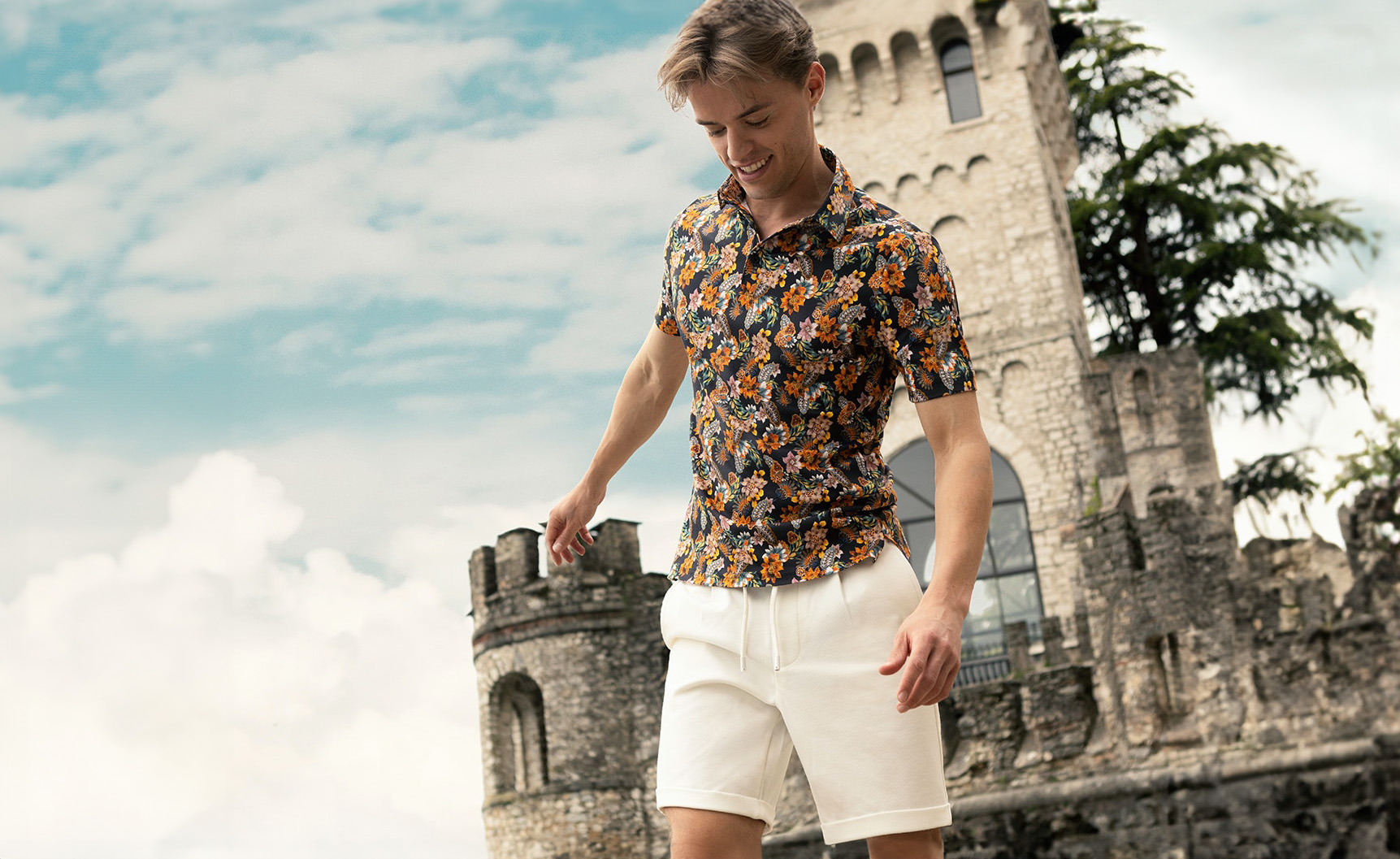 Chino korte broek heren