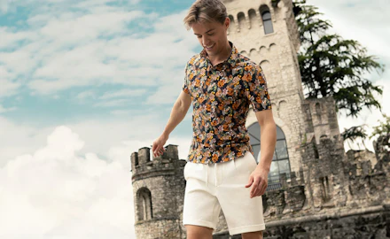 Chino korte broek heren