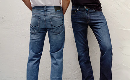 Heren jeans wijde fit