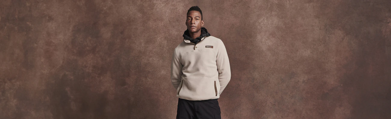 Fleece truien
