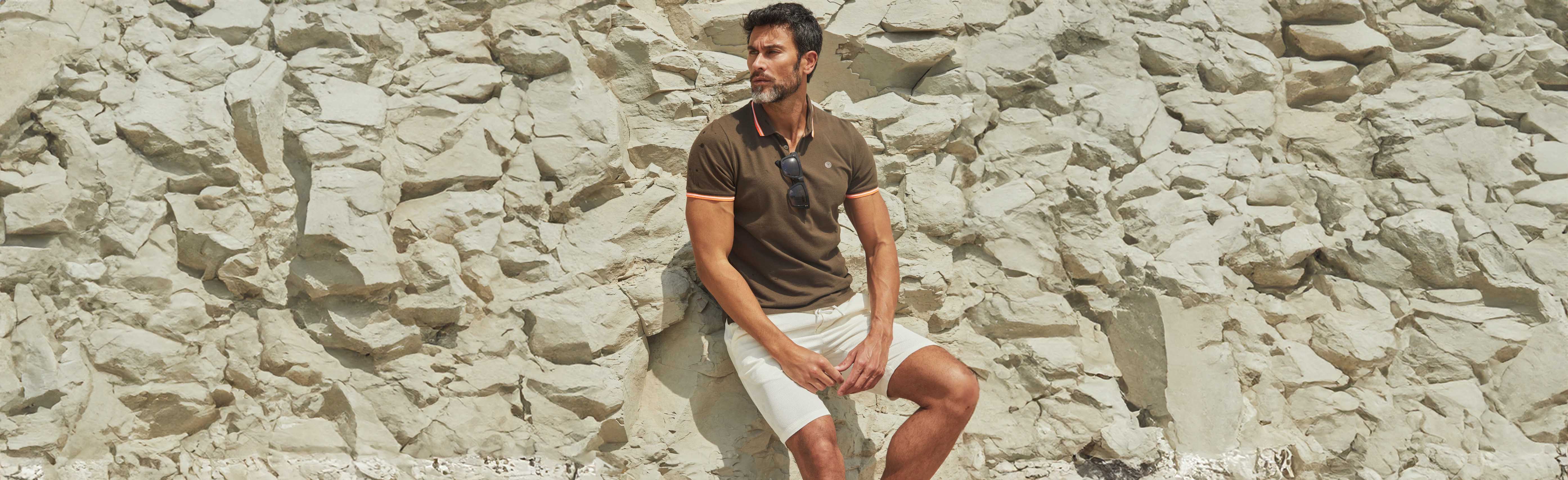 Chino korte broek heren