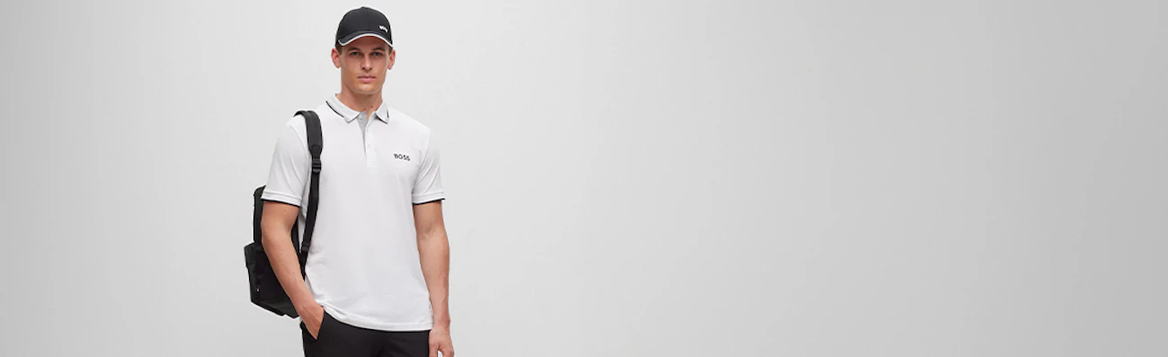 heren polo wit