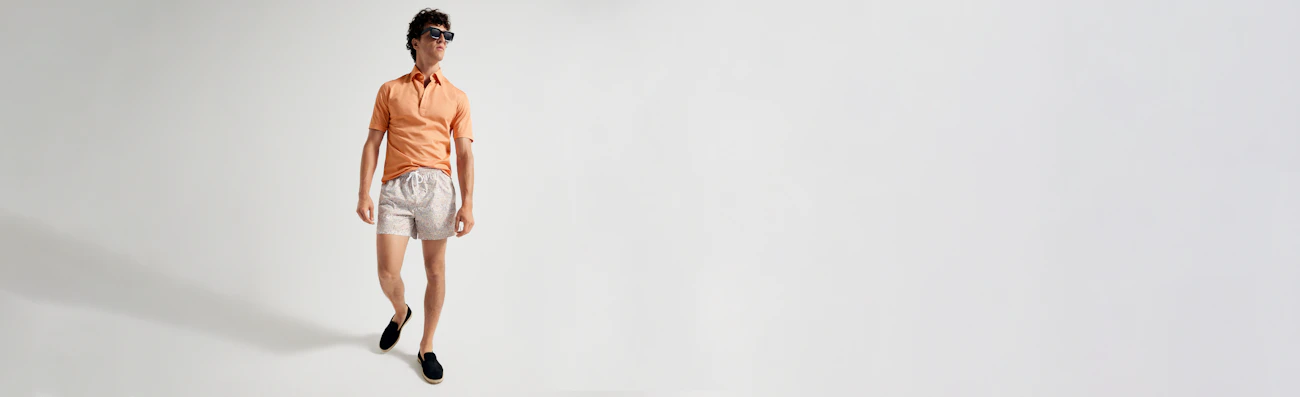 Oranje polo heren
