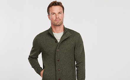 groen heren vest