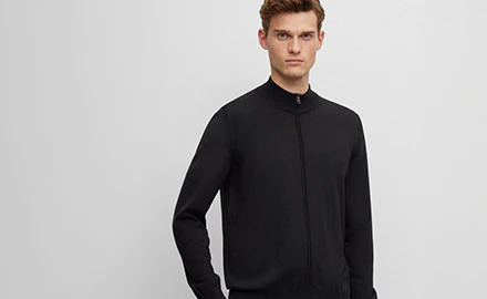 zwart vest heren