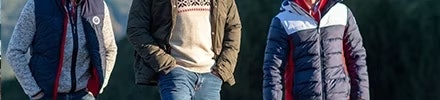 Gewatteerde heren jassen