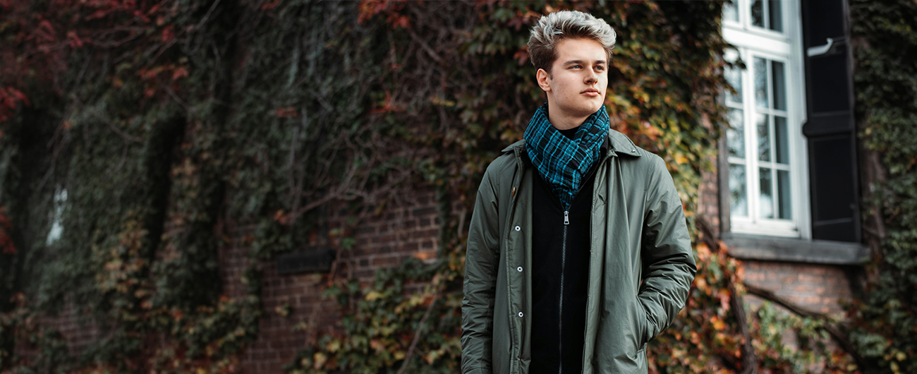 groene trenchcoat
