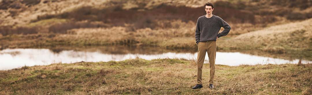 Heren broek corduroy