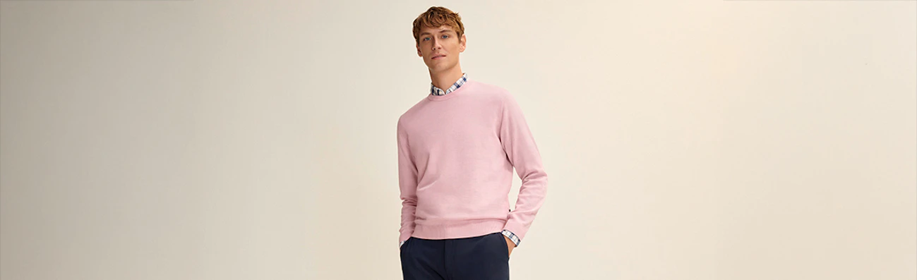 Roze trui