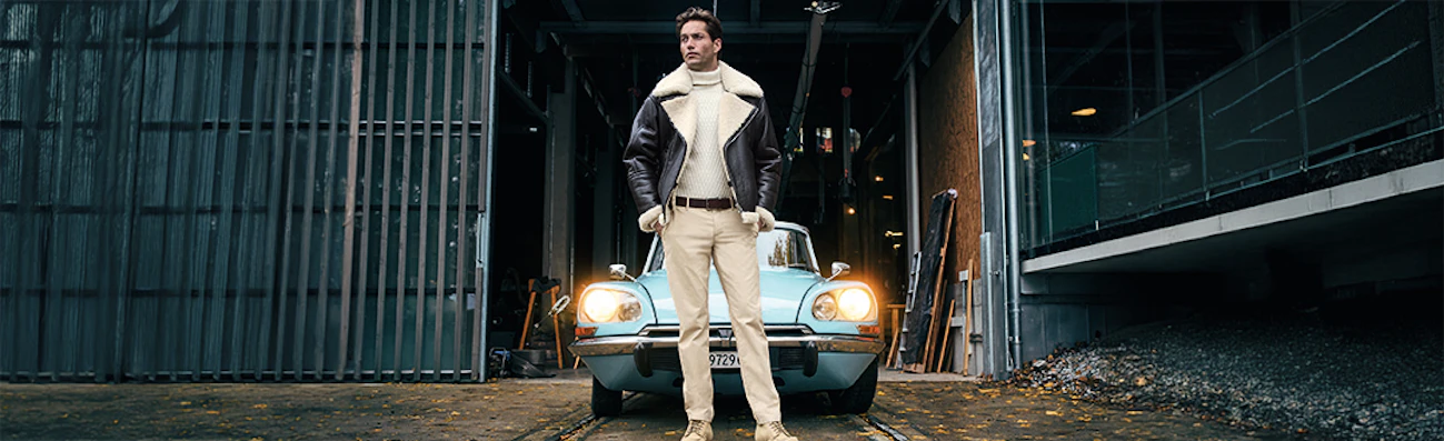 beige broek