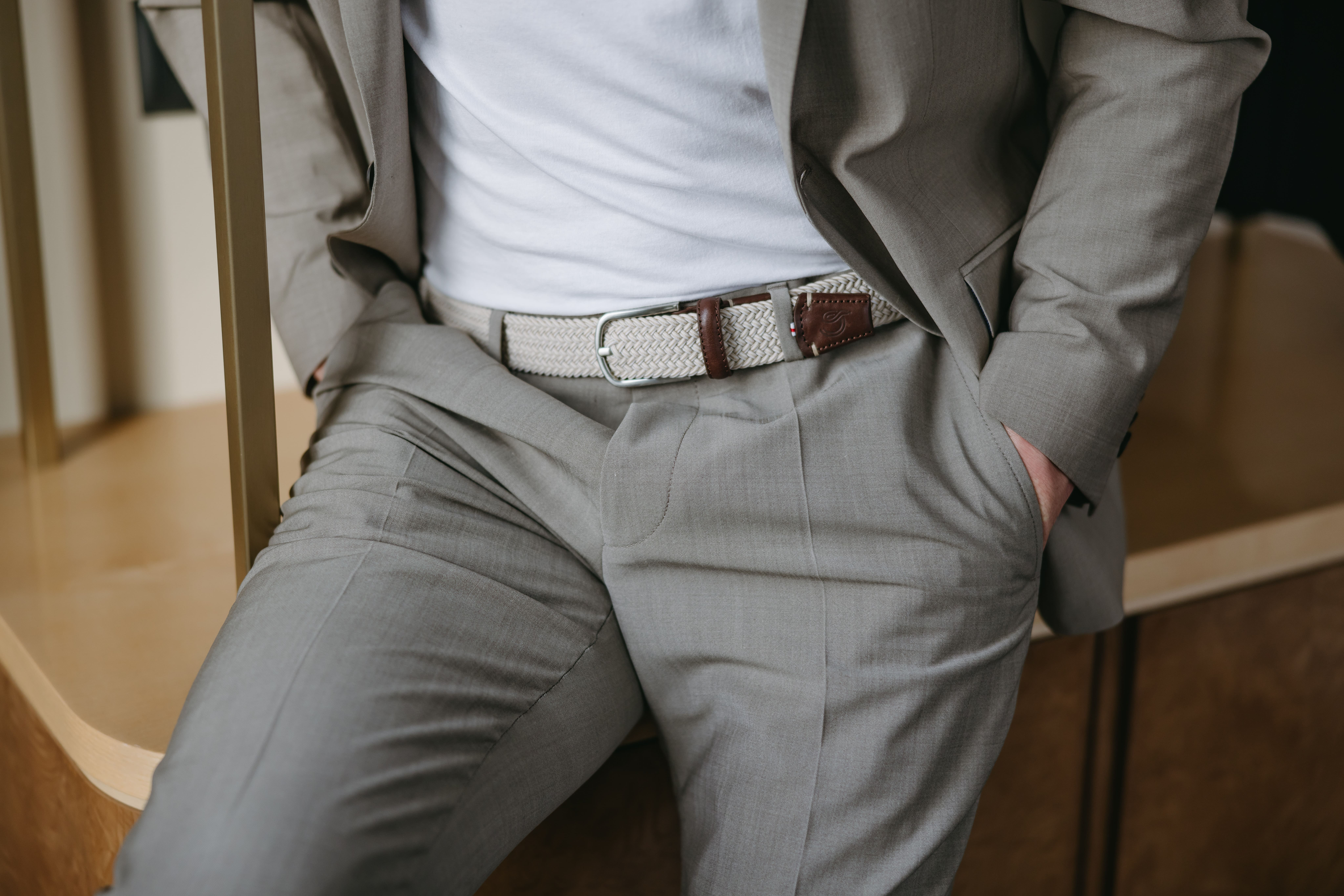Witte riem heren