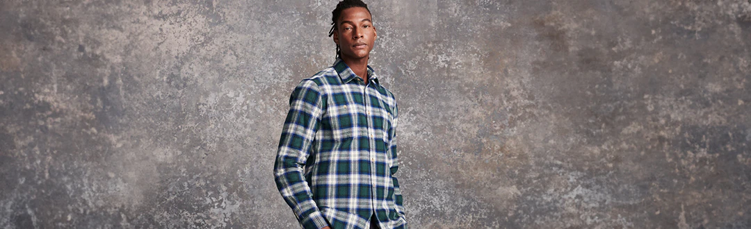 heren overhemd flanel