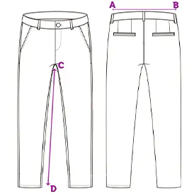 Maattabel broek