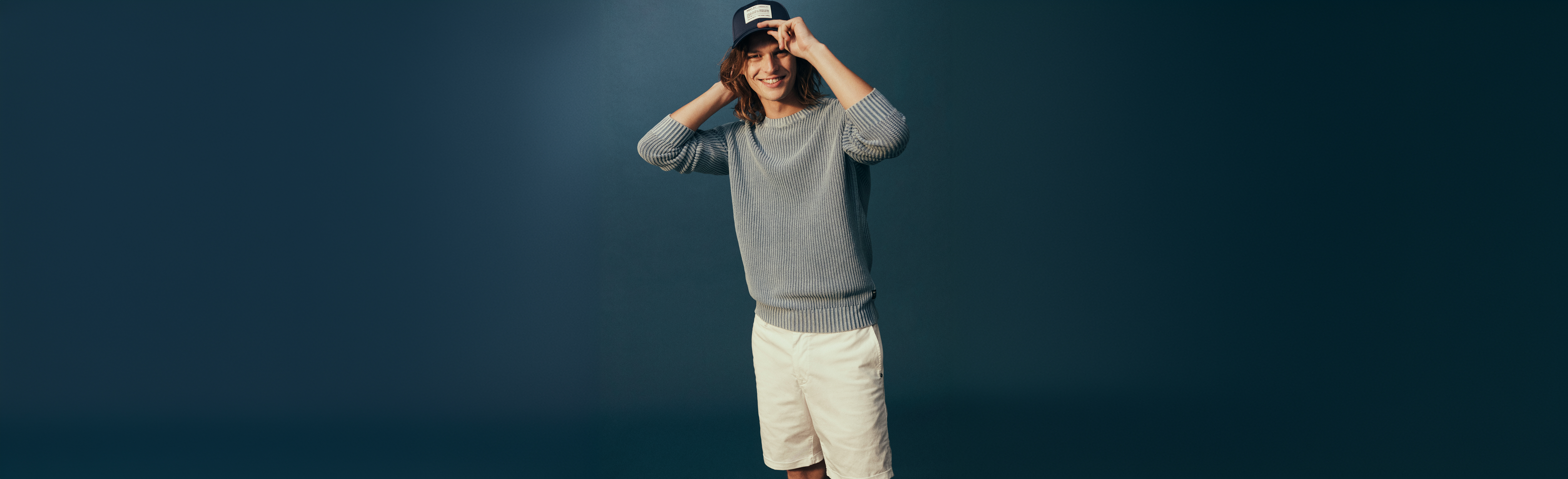 Witte heren korte broek