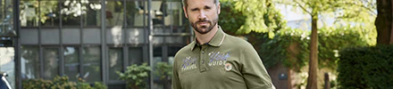 Casa Moda polo korte mouw