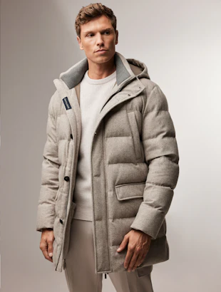 Puffer jas