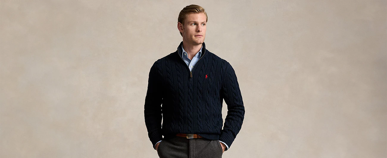 Ralph Lauren kabeltrui