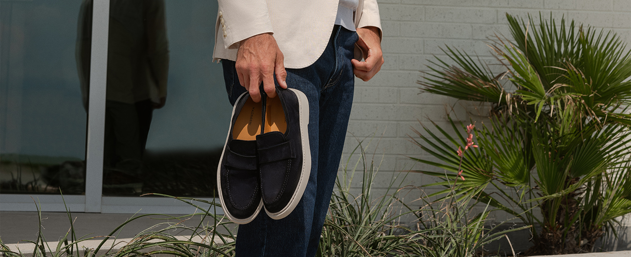 Loafers suede