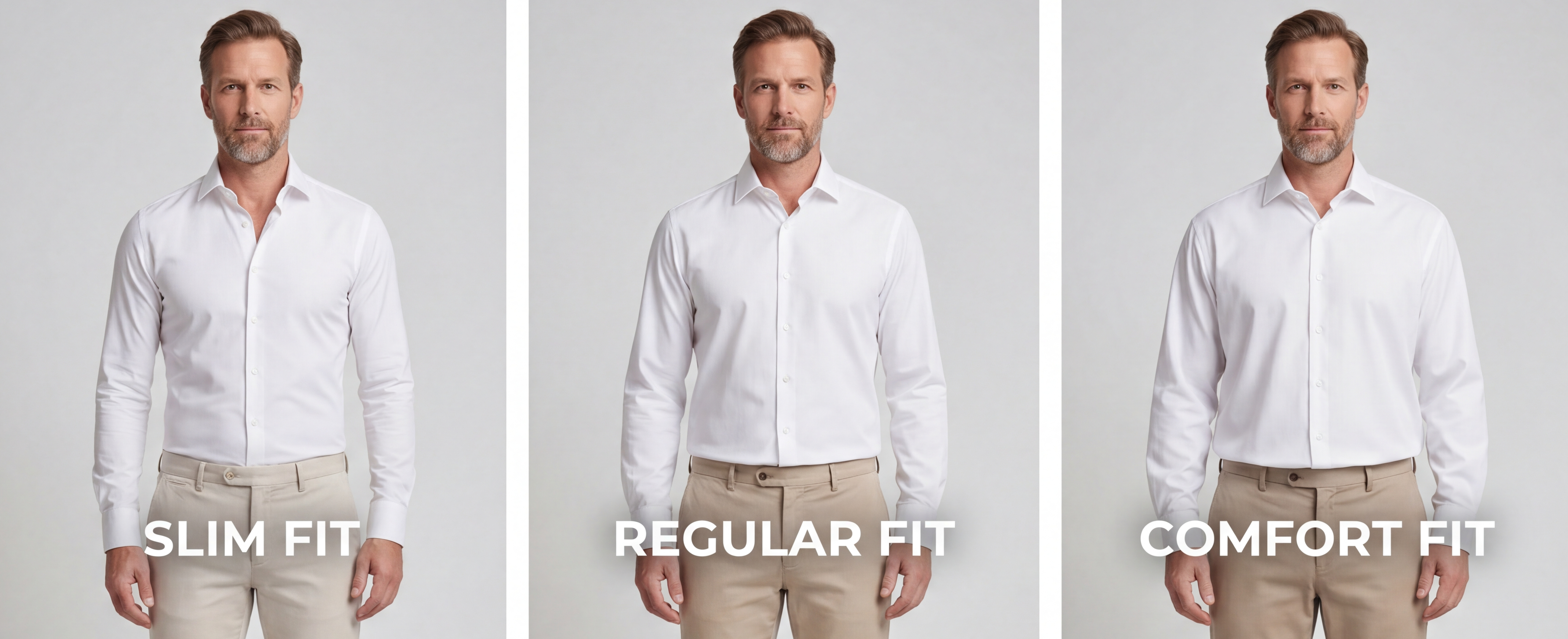 De juiste pasvorm: zo kies je een witte heren blouse