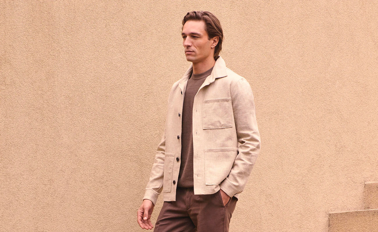 Linnen overshirt heren