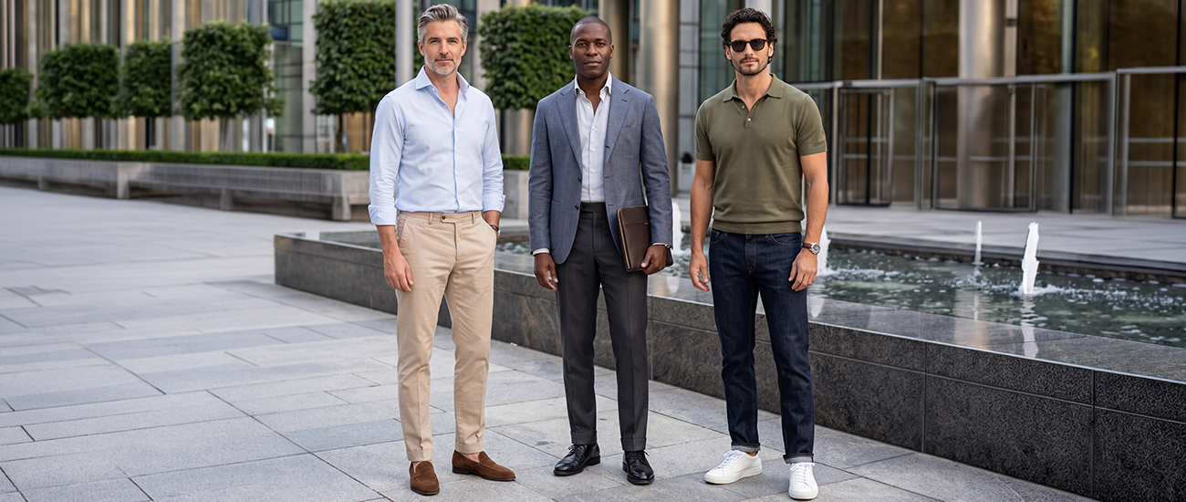 Business casual broeken voor heren
