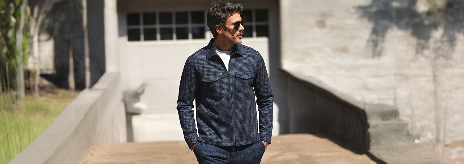 Overshirt blauw