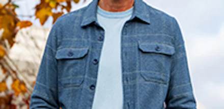 Overshirt blauw