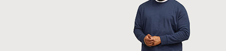 Donkerblauwe sweaters heren
