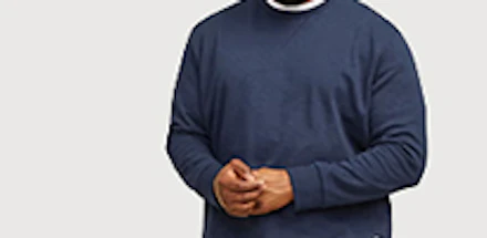 Donkerblauwe sweaters heren