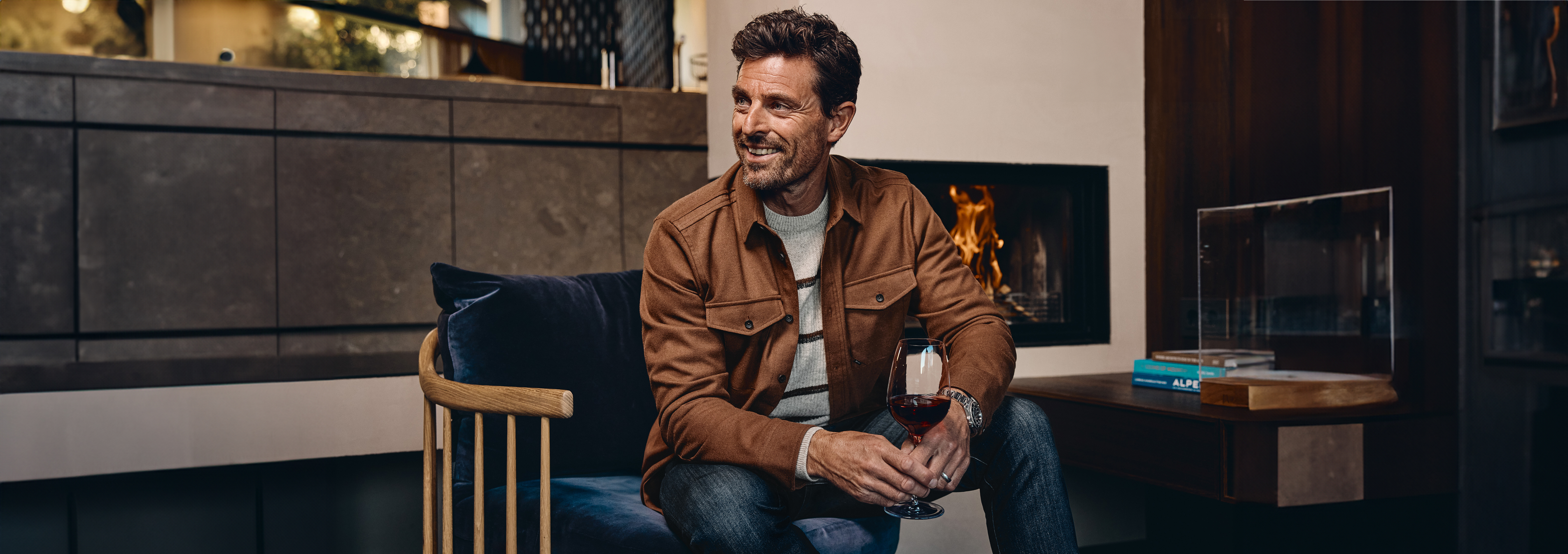 Overshirt bruin