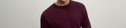 Bordeaux heren sweater