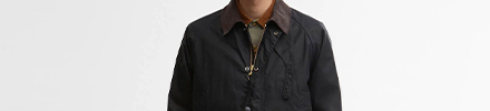 Navy trenchcoat