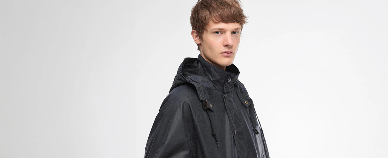 Navy trenchcoat