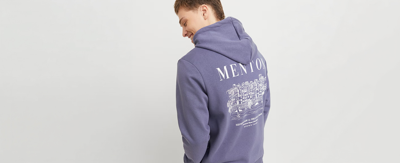 Paarse heren sweaters