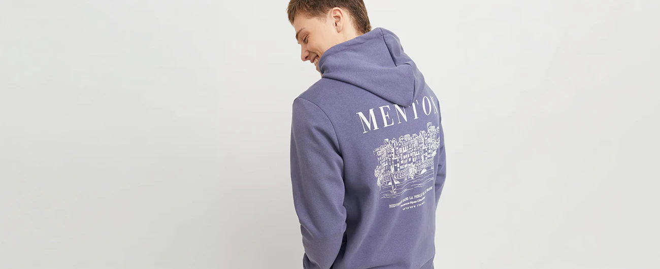 Paarse heren sweaters