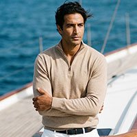 Grote maten half-zip truien
