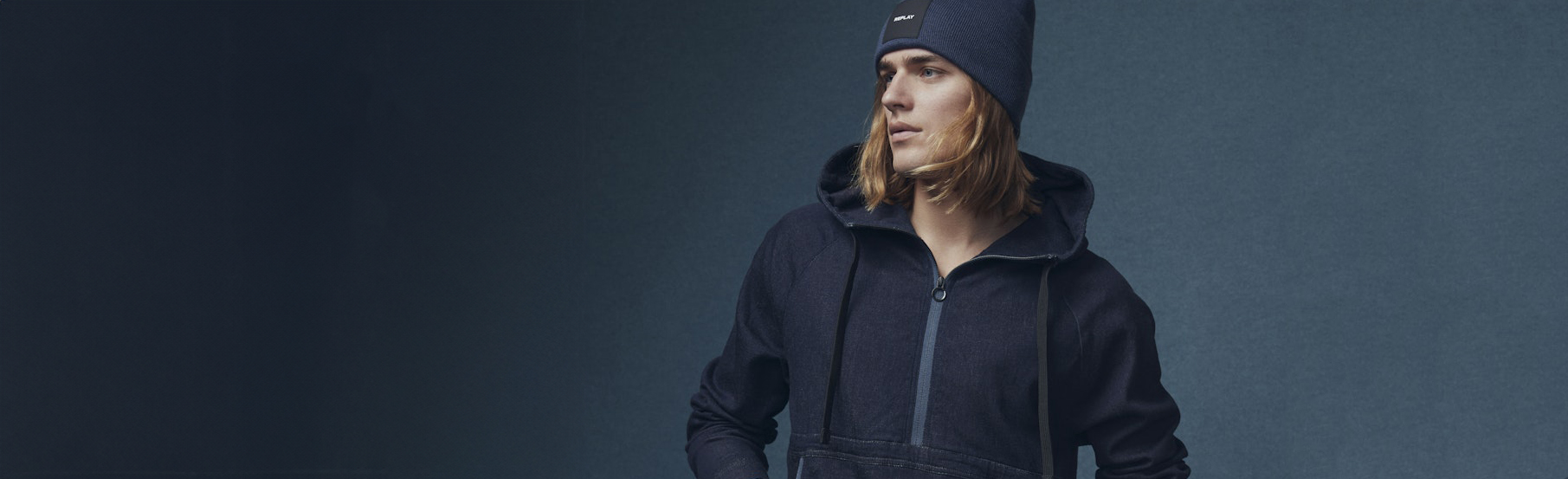 Half zip sweater heren