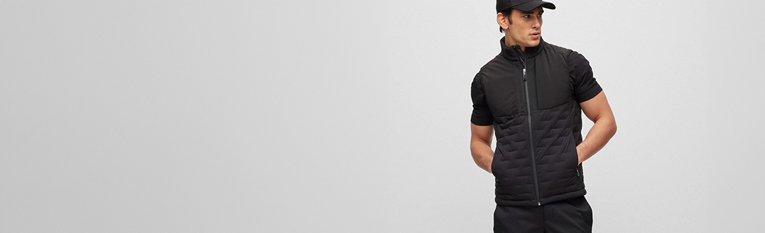 heren bodywarmer zwart