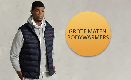 grote maten bodywarmers