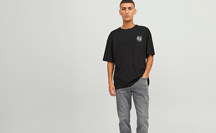 grijze heren jeans
