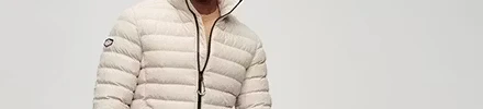 beige heren jas