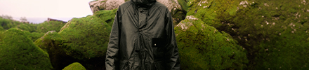 Trenchcoat groen