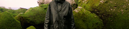 Trenchcoat groen